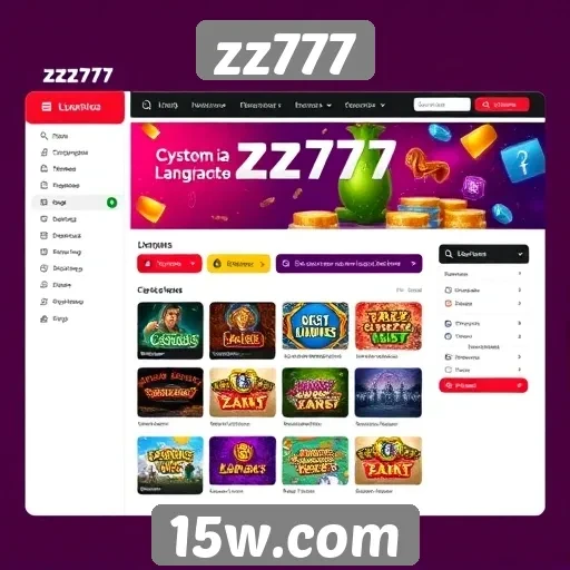 Interface do usuário no zz777 e sua usabilidade