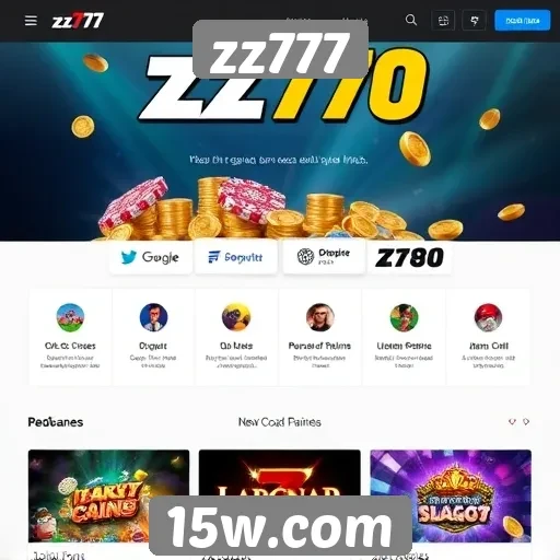 Jogos populares disponíveis no site zz777